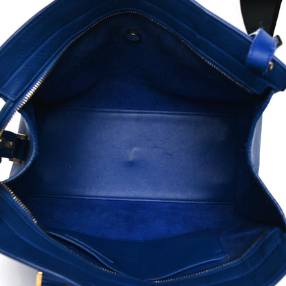 Saint Laurent Calfskin Small Classic Y Cabas Royal Blue 4 of 22
