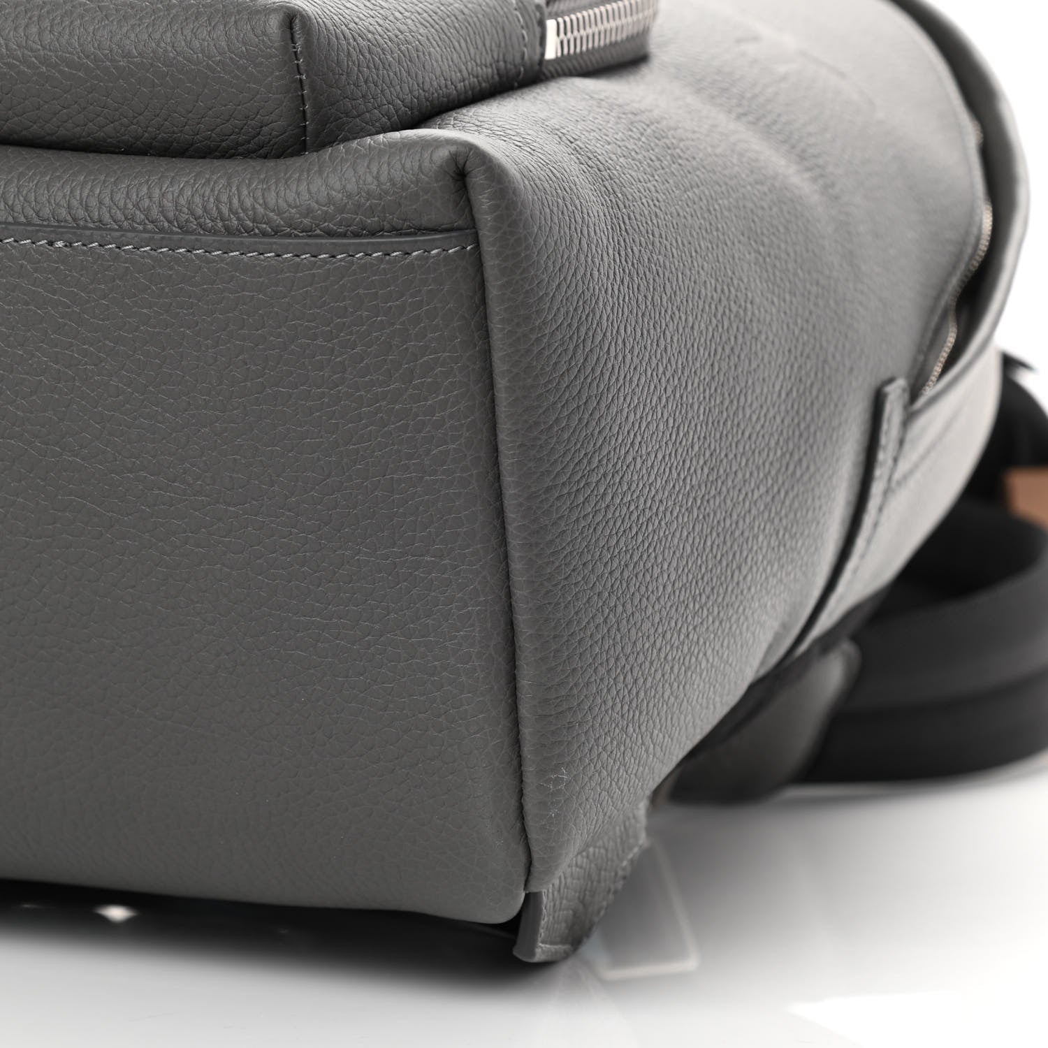 Burberry Calfskin Logo Embossed Backpack Black 11 of 15