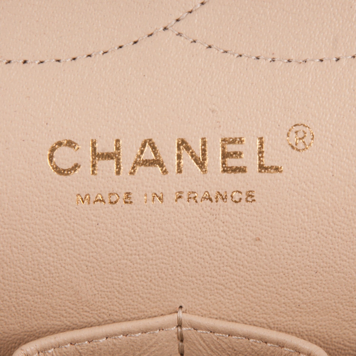 Chanel Caviar Quilted Jumbo Double Flap Beige Clair 6 of 9