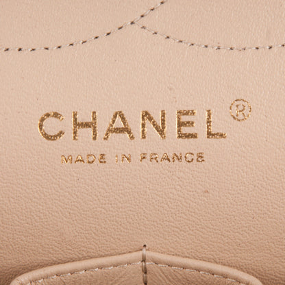 Chanel Caviar Quilted Jumbo Double Flap Beige Clair 6 of 9