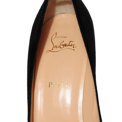 Christian Louboutin Suede New Declic 120 Pumps 40 Black 7 of 7