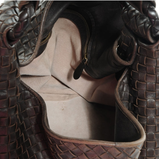 Nappa Intrecciato Sloane Hobo Moro