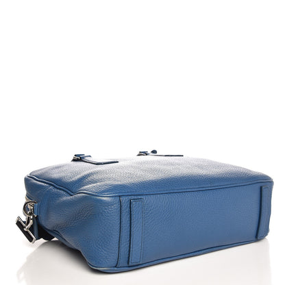 Prada Vitello Daino Briefcase Cobalto 4 of 7