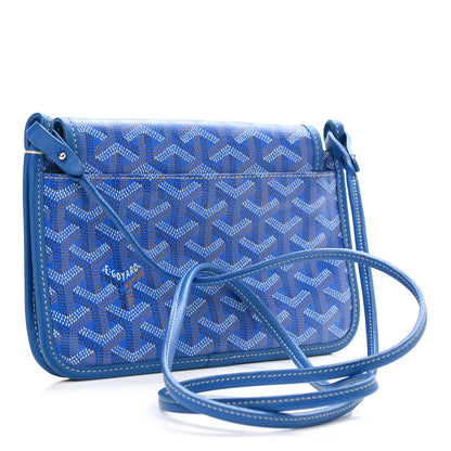 Goyard Goyardine Plumet Wallet Clutch Sky Blue 4 of 11