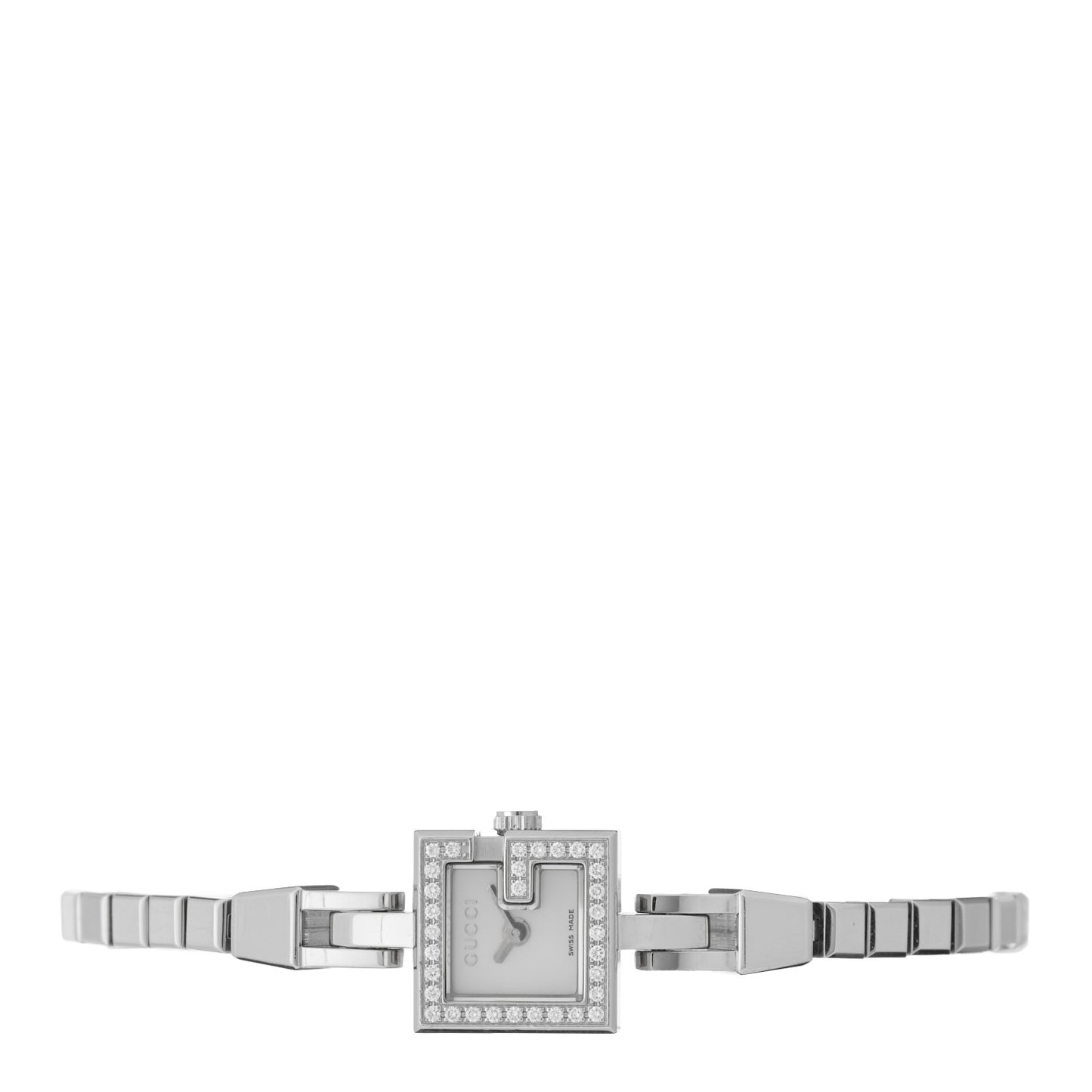Stainless Steel Diamond Bezel Mother of Pearl 14mm 102 G-Mini Quartz Watch