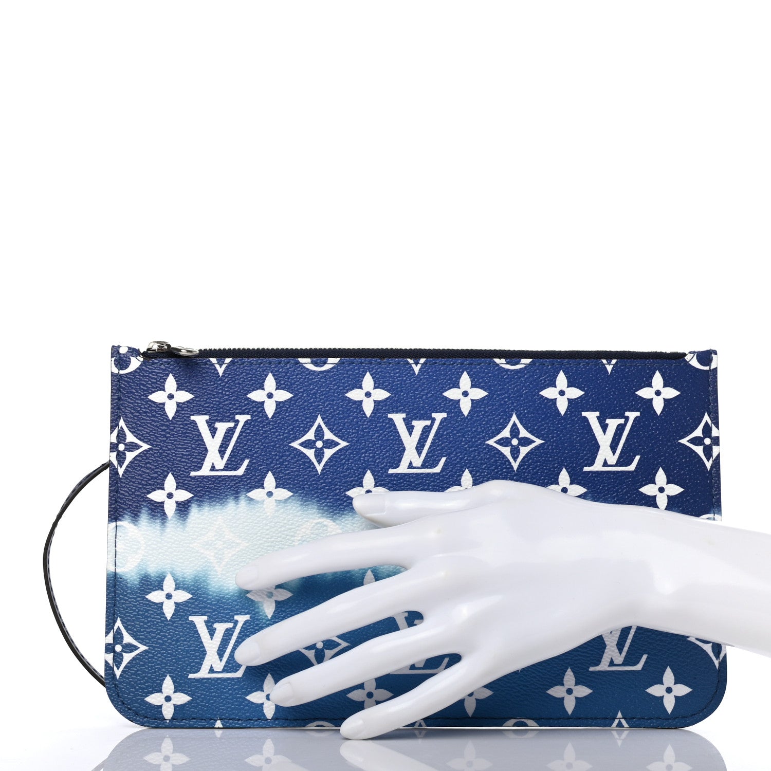Louis Vuitton Monogram Escale Neverfull MM GM Pochette Blue 2 of 7