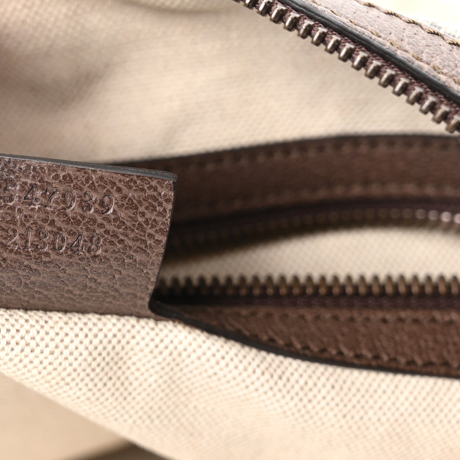 Gucci GG Supreme Monogram Web Ophidia Half Moon Hobo Brown 7 of 10