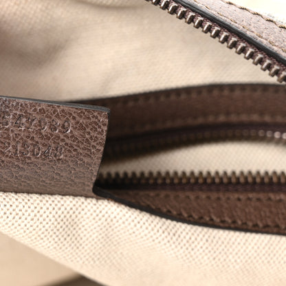 Gucci GG Supreme Monogram Web Ophidia Half Moon Hobo Brown 7 of 10