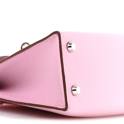 Hermes Epsom Mini Kelly Sellier 20 Mauve Sylvestre 9 of 11