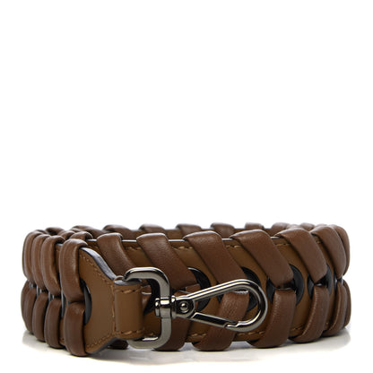 Fendi Vitello Baltico Shiny Nappa Lace Up Strap You Brownie 1 of 3