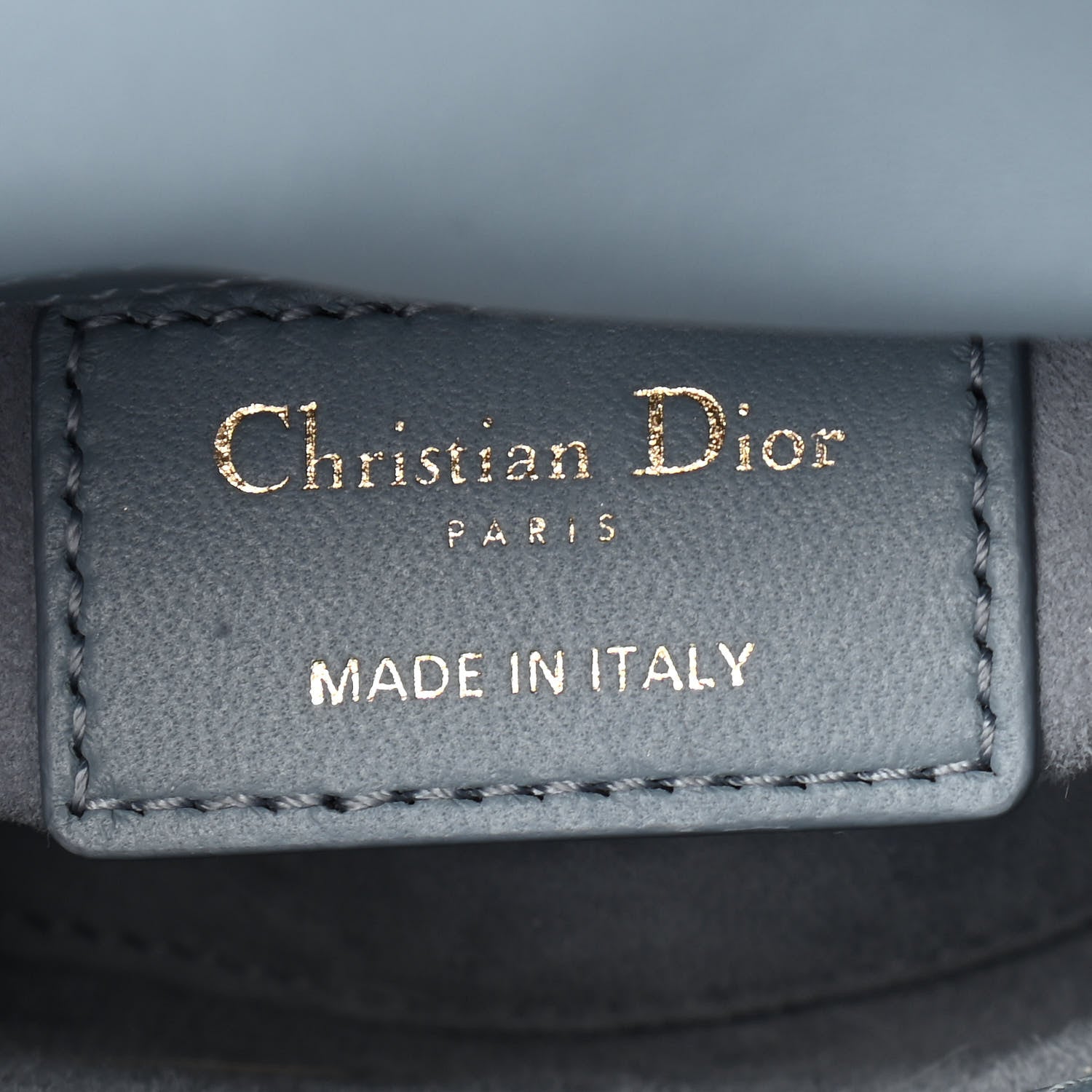 Christian Dior Lambskin Cannage Micro Lady Dior Cloud Blue 6 of 8