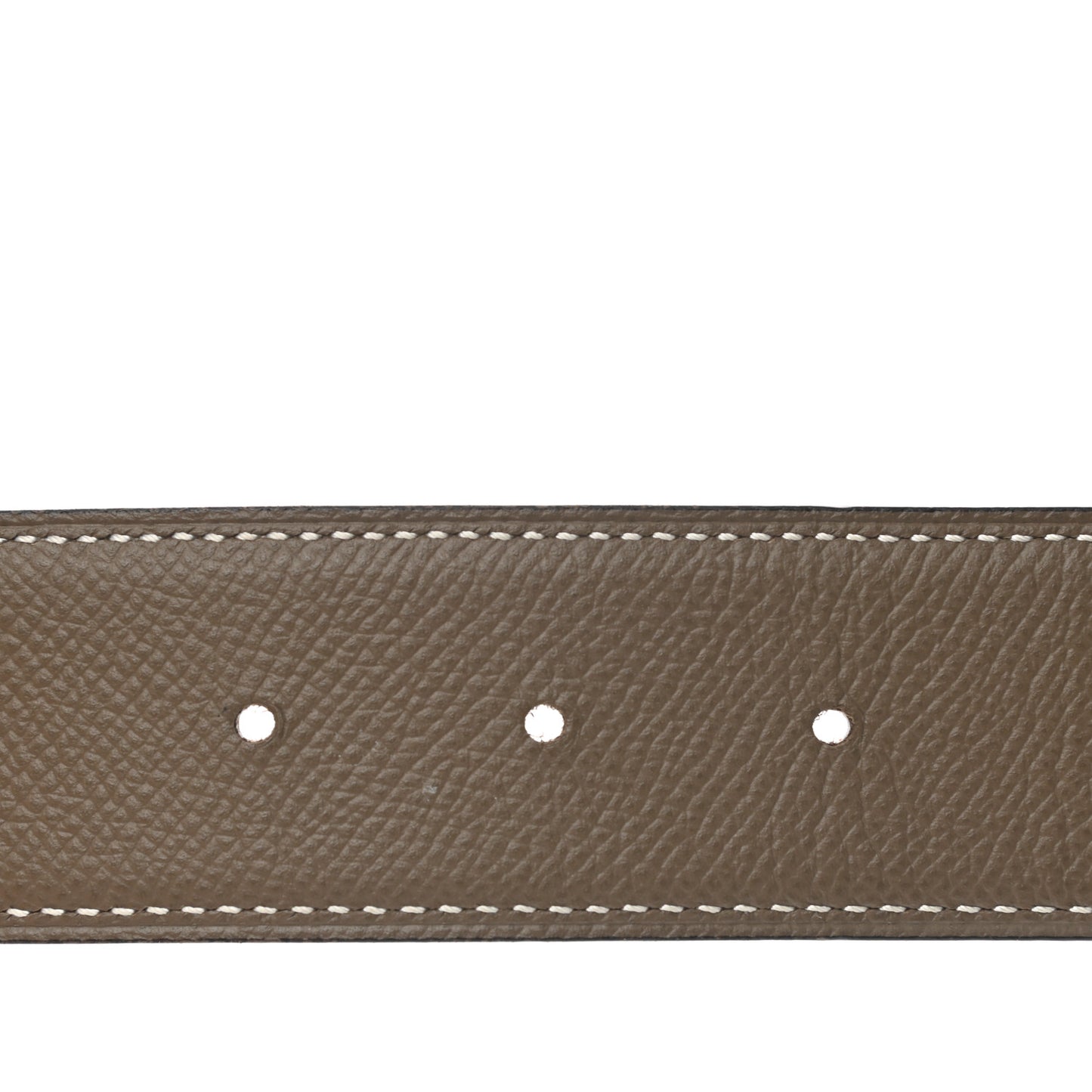 Epsom 38mm Constance H Belt 80 Etoupe Gold