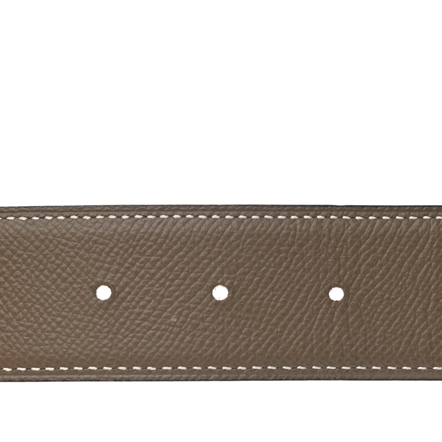 Hermes Epsom 38mm Constance H Belt 80 Etoupe Gold 4 of 6