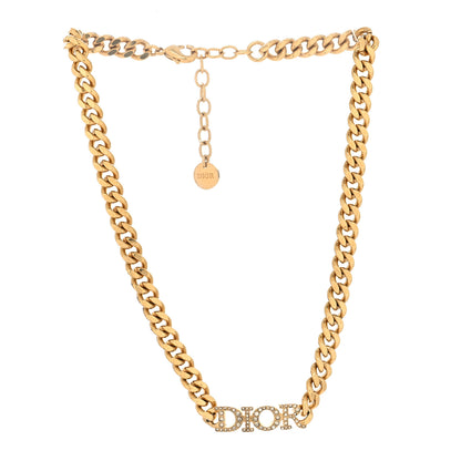 Christian Dior Metal Crystal Dio(r)evolution Choker Gold 3 of 5