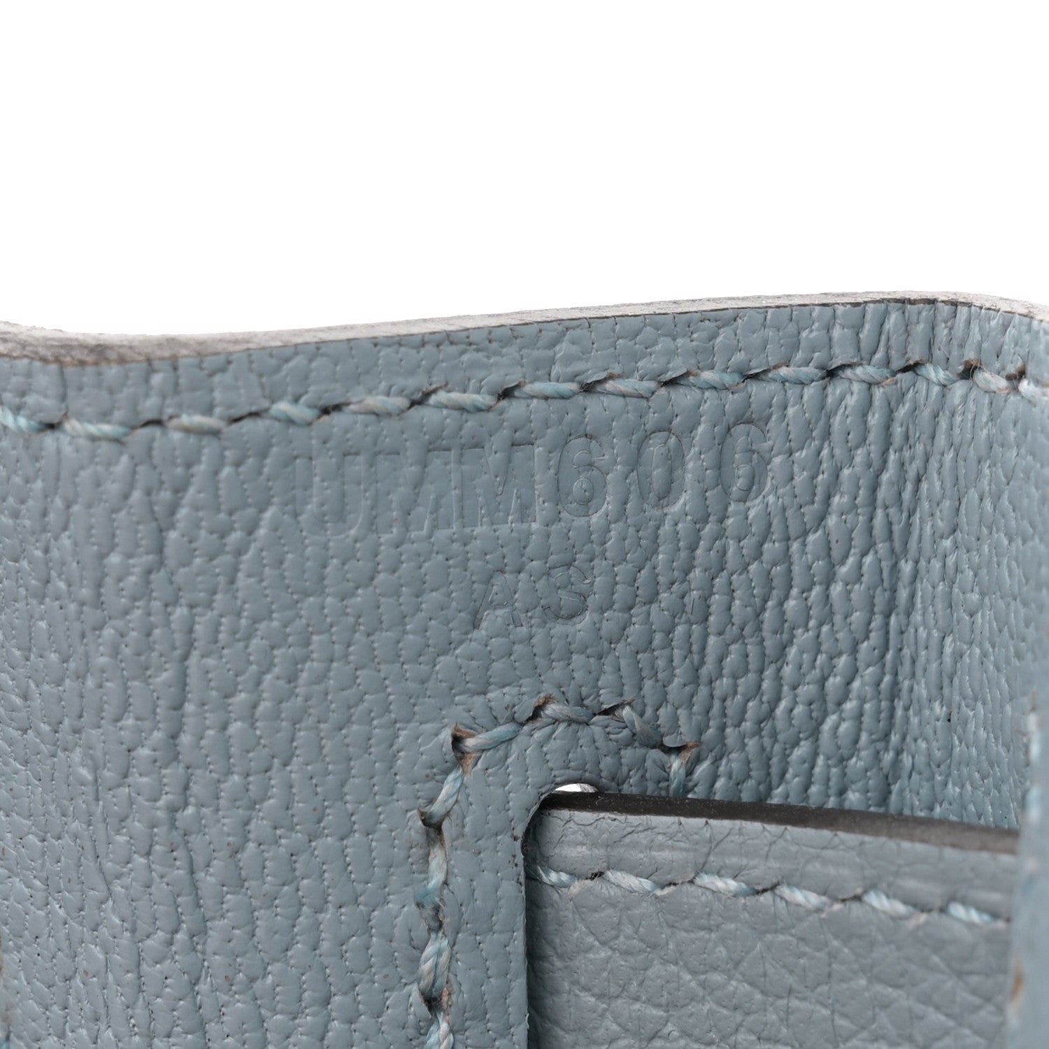 Hermes Evercolor Kelly Retourne 28 Bleu Lin 7 of 12