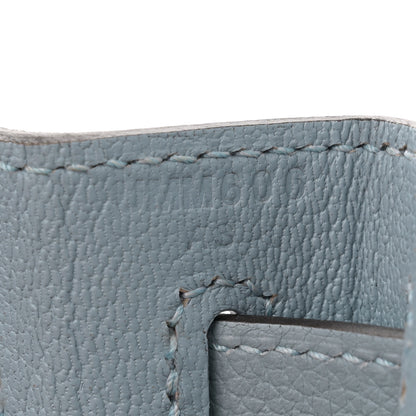Hermes Evercolor Kelly Retourne 28 Bleu Lin 7 of 12