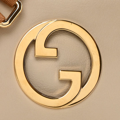 Gucci Roxy Calfskin Web Mini Blondie Shoulder Bag White 8 of 10