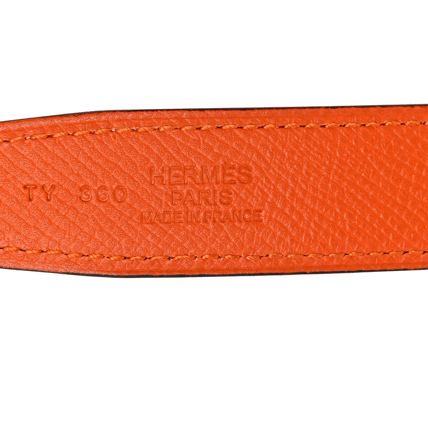 Epsom 24mm Constance Belt 90 Orange White