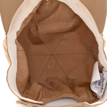 Hermes Cotton Blend Eperon D'or Sellier Cap 56 Creme 7 of 11