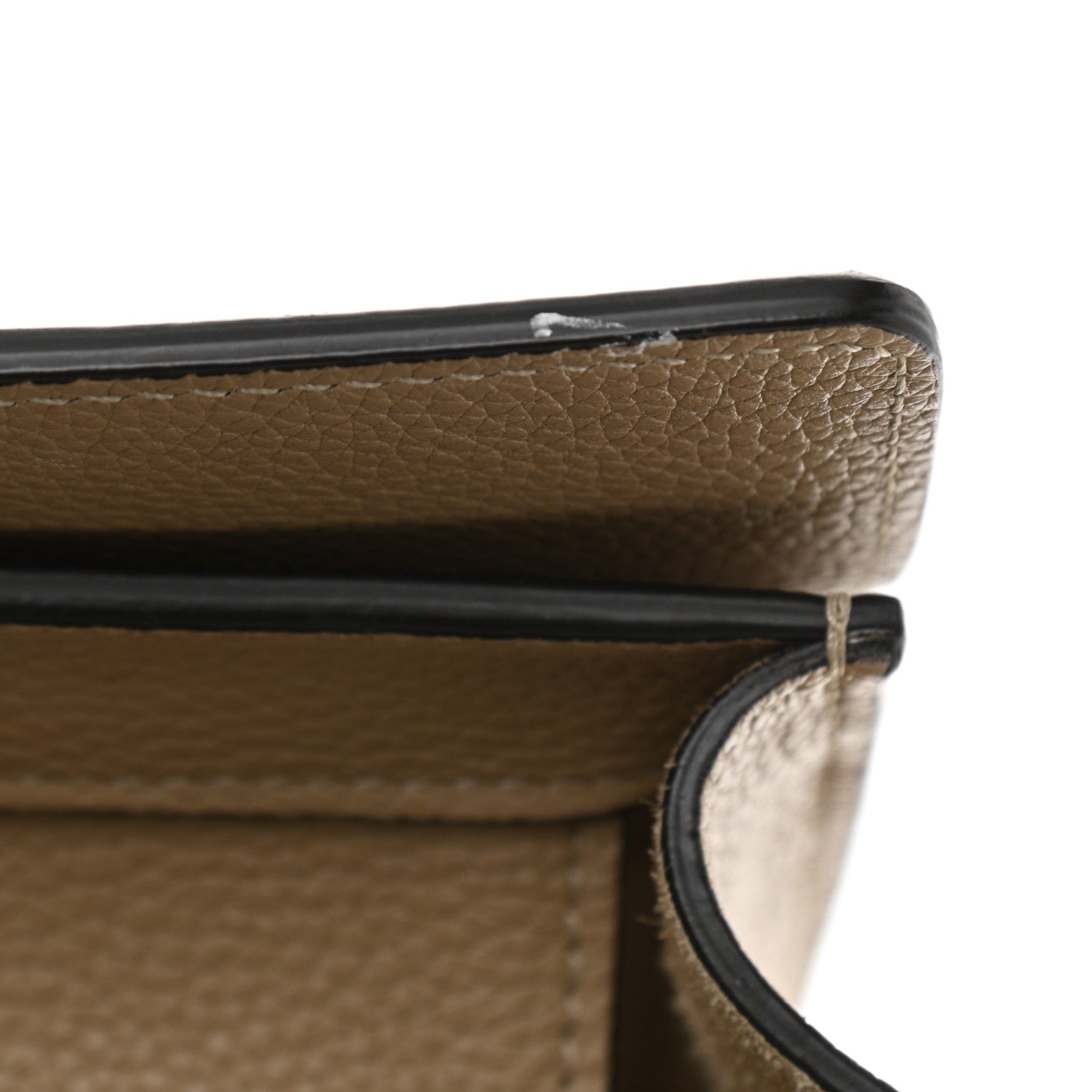 Celine Drummed Calfskin Mini Luggage Dune 13 of 17