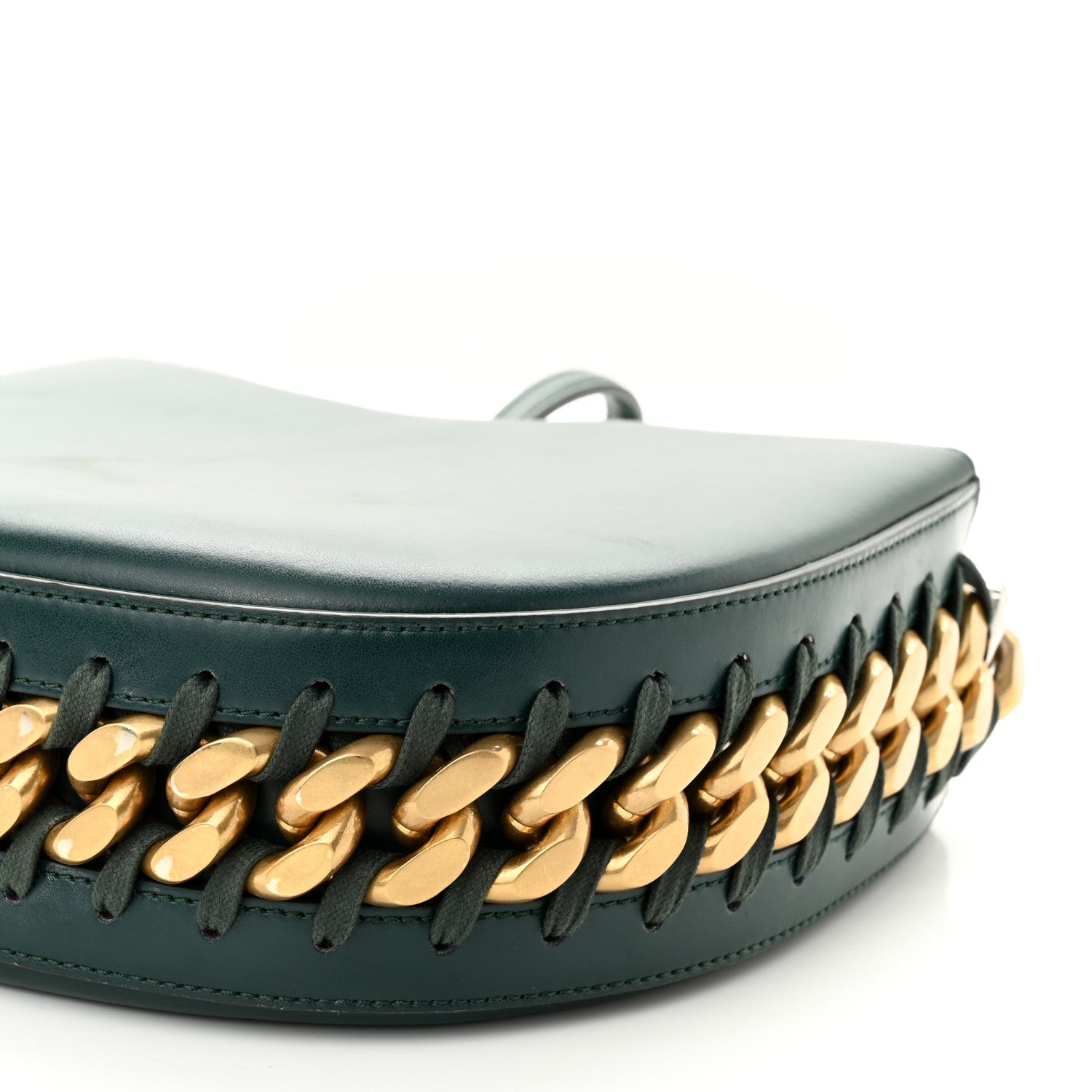 Stella McCartney Eco Alter Nappa Small Frayme Shoulder Bag Forest Green 9 of 12