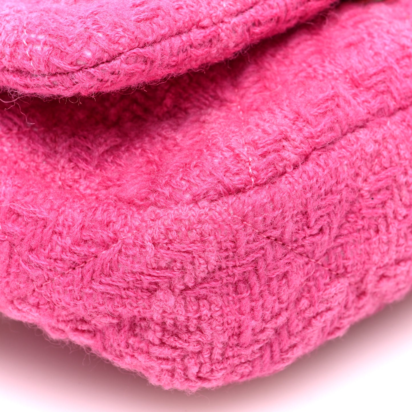 Tweed Quilted Chanel 19 Waist Bag Pink