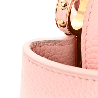 Louis Vuitton Taurillon Capucines Mini Rose Jasmin 10 of 10