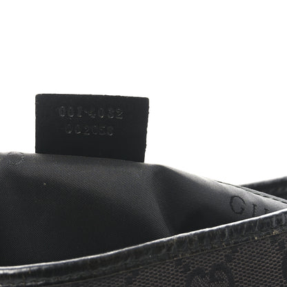 Gucci Monogram Jackie O Chain Hobo Black 7 of 10