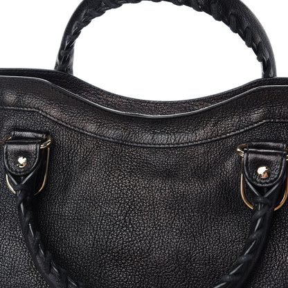 Balenciaga Chevre Gold Metallic Edge Hardware City Black 9 of 13