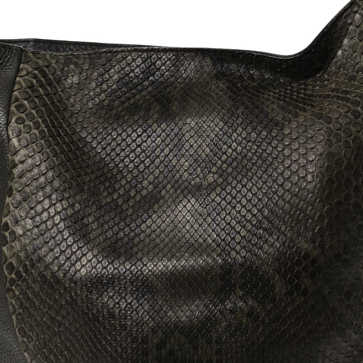 Gucci Snakeskin Greenwich Shoulder Bag Green 8 of 11