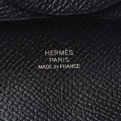 Hermes Epsom Bastia Coin Purse Black 6 of 7