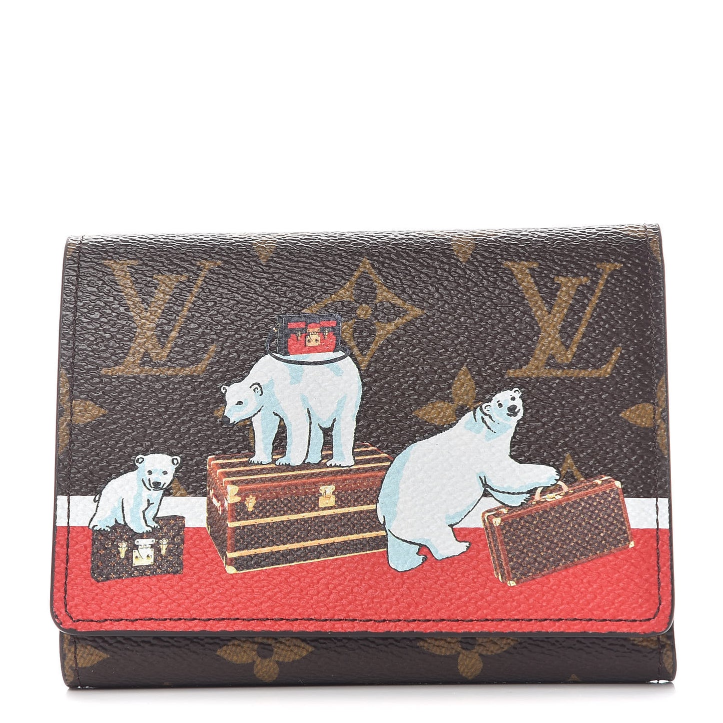 Monogram 2017 Christmas Animation Victorine Wallet