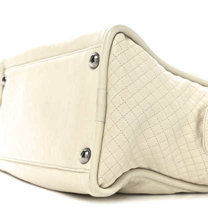 Chanel Calfskin Small CC Bowler White 10 of 10