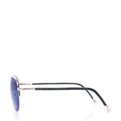 Louis Vuitton Damier Graphite Conspiration Pilote Sunglasses Z0659U 3 of 8
