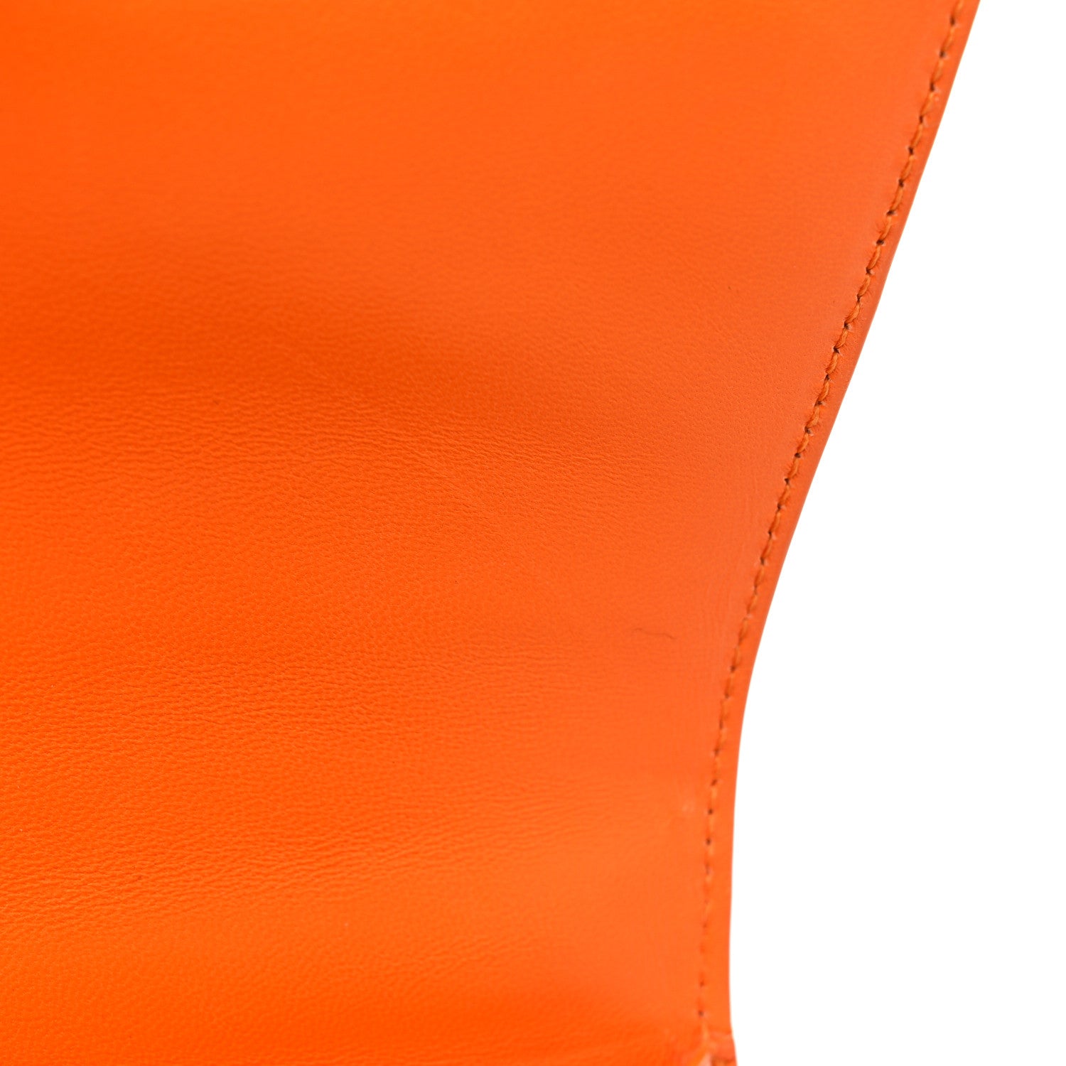 Balenciaga Shiny Calfskin Crocodile Embossed Small Hourglass Top Handle Bag Pop Orange 12 of 13