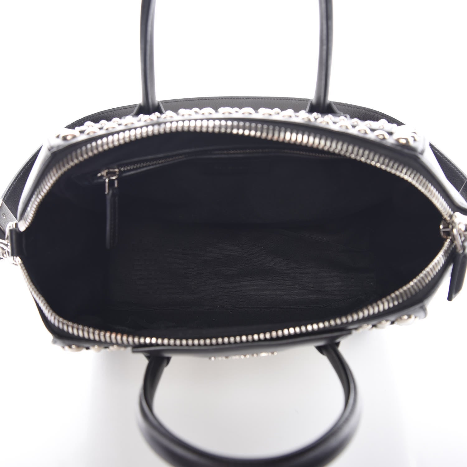 Givenchy Calfskin Medium Studded Bi-Color Antigona Black White 5 of 8