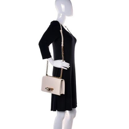 Alexander McQueen Calfskin Knuckle Shoulder Bag Off White 2 of 8