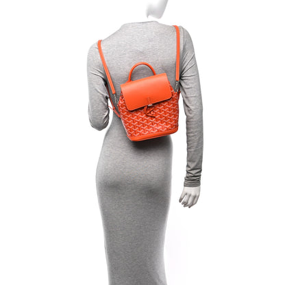 Goyard Goyardine Calfskin Mini Alpin Backpack Orange 2 of 11