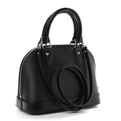Louis Vuitton Epi Alma BB Black 3 of 10