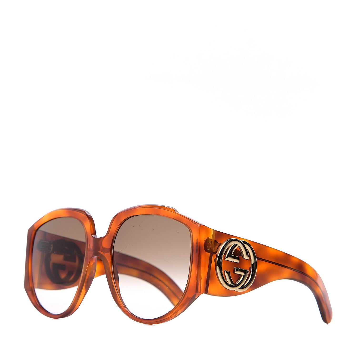 Acetate Oversized Interlocking GGG0151S Sunglasses Tortoise