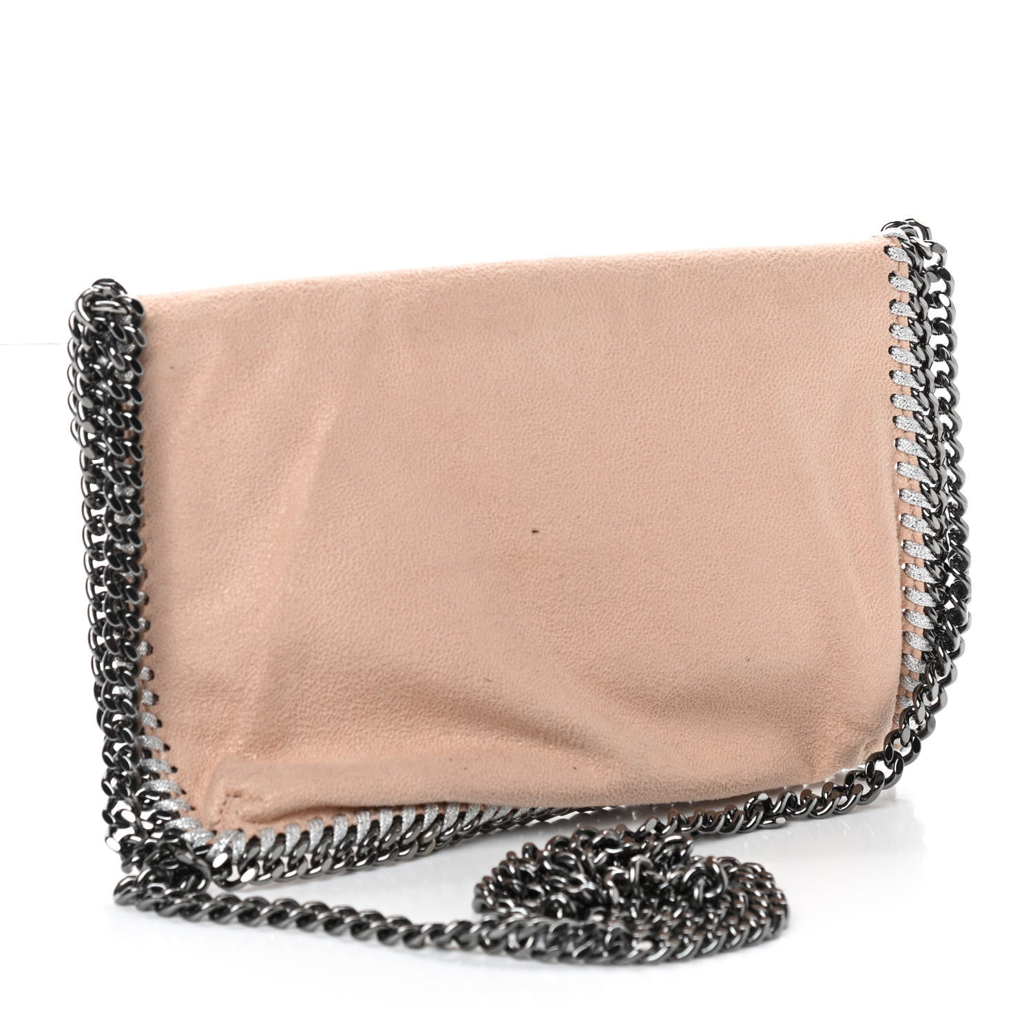 Stella McCartney Shaggy Deer Mini Falabella Crossbody Bag Powder 7 of 9