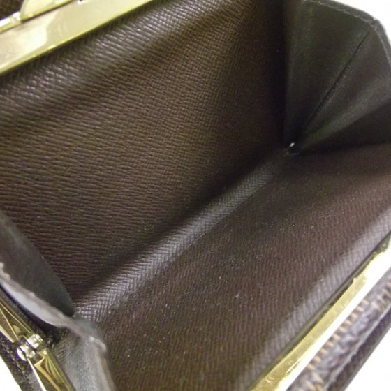 Damier Ebene French Purse Wallet