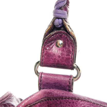 Balenciaga Agneau Giant 21 Silver Hardware Work Raisin 3 of 12