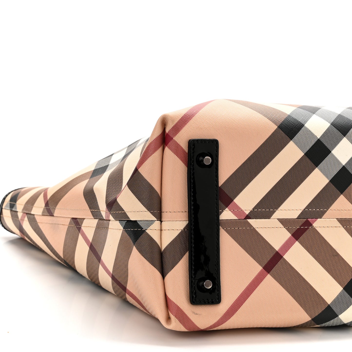 Supernova Check Large Nickie Tote Black
