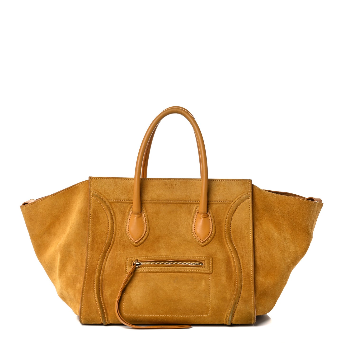 Suede Medium Phantom Luggage Amber