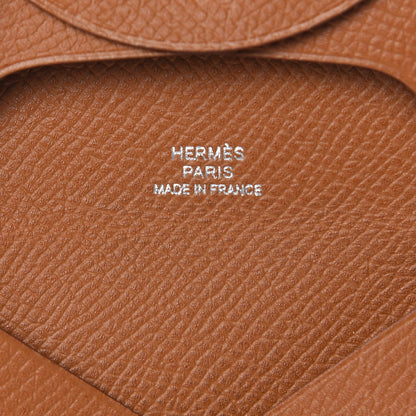 Hermes Epsom Bastia Coin Purse Toffee 5 of 7