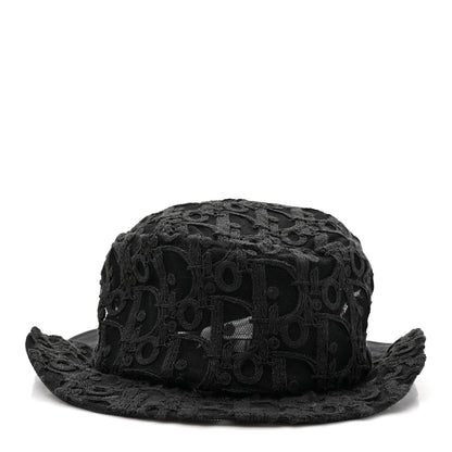 Christian Dior Oblique Woven B Dior Bucket Hat L Black 5 of 8