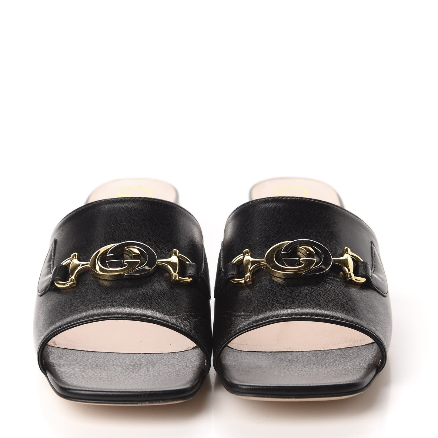 Malaga Kid Zumi Mid Heel Slide Sandals 38.5 Black