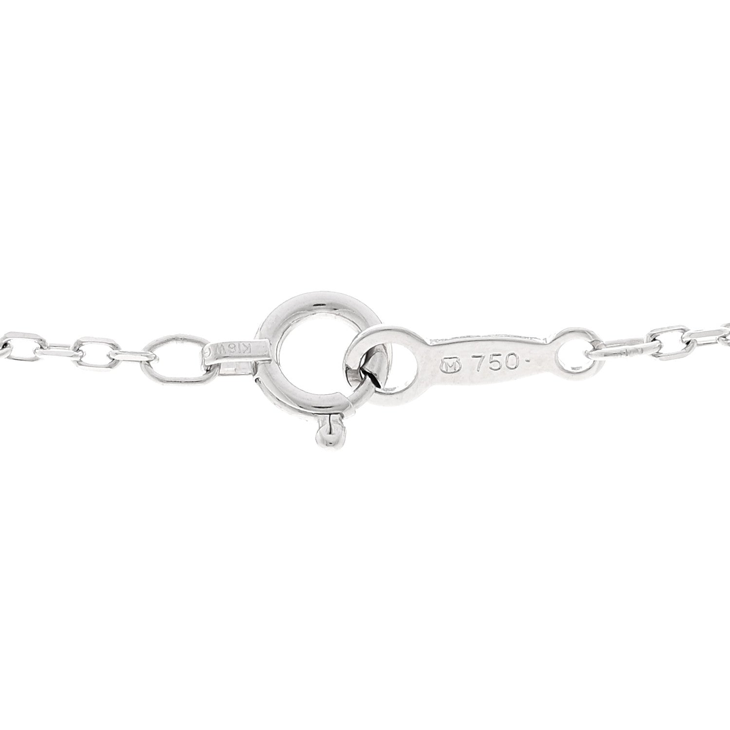 Mikimoto 18K White Gold Diamond Akoya Cultured Pearl 6mm Drop Pendant Necklace 4 of 5