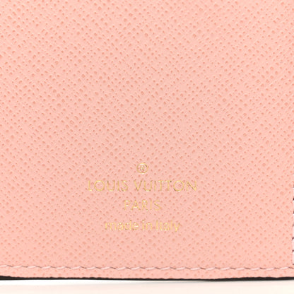 Louis Vuitton Damier Ebene Victorine Wallet Rose Ballerine 6 of 7